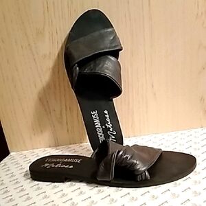 Matisse  Leather Capri Slide Sandals Sz 8